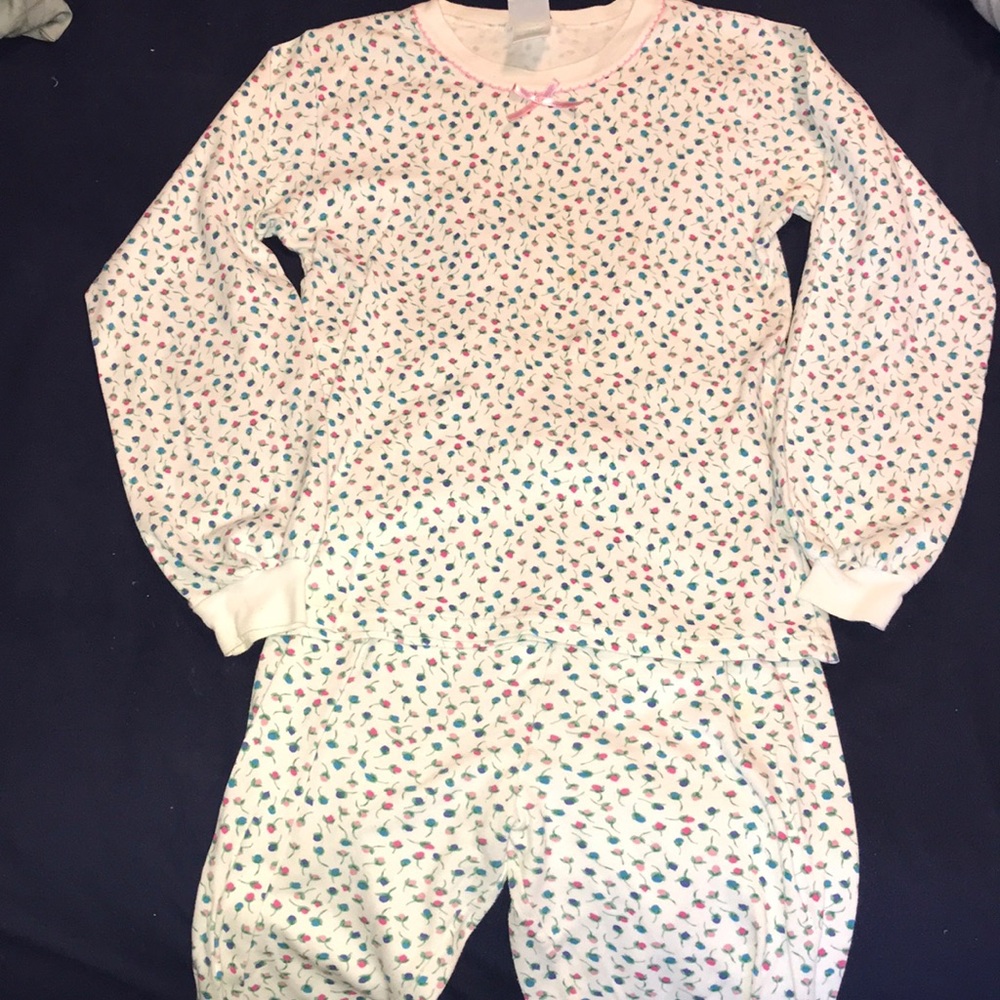 Floral Print Long Underwear